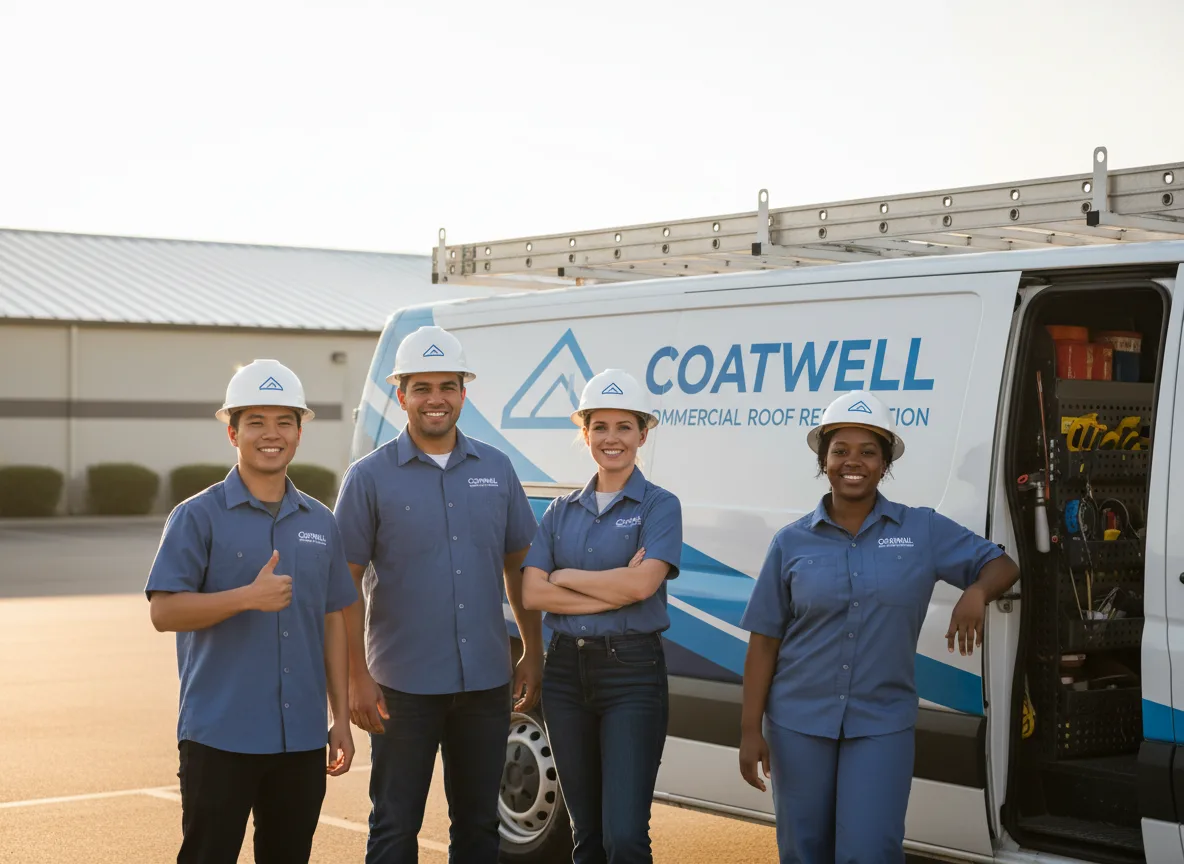 Commercial roof coating company in Newhall, CA